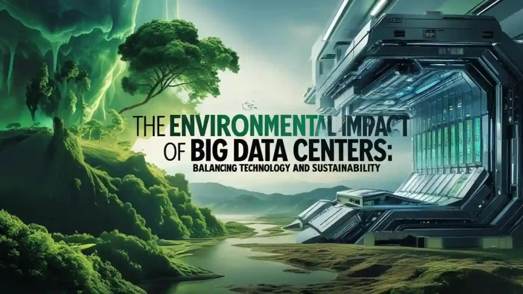 Big data centers, data servers, environmental impact, data center, Environmental Impact of Big Data Centers sustainability, green data centers, carbon footprint, energy consumption, e-waste, renewable, energy, data center cooling, Environmental Impact of Big Data Centers